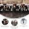 Flash Furniture Barstool with Walnut Wood Seat and Boomerang Back XU-DG6V6B-WAL-GG - alternate 5